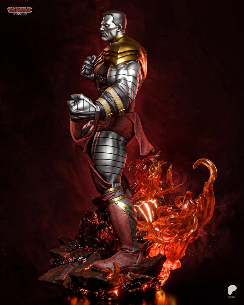 Colossus — Marvel / Figura de resina a escala 1/8 y 1/6 / Arte de fan impreso en 3D / Kit de garaje sin pintar / Estatua de coleccionista / Regalo de coleccionista imagen 8