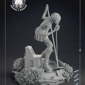 Nana Osaki — NANA | 1/8 1/6 Scale Resin Figure | Unpainted or Hand-Painted | 3D Printed Fan Art | Collector Gift bild 7