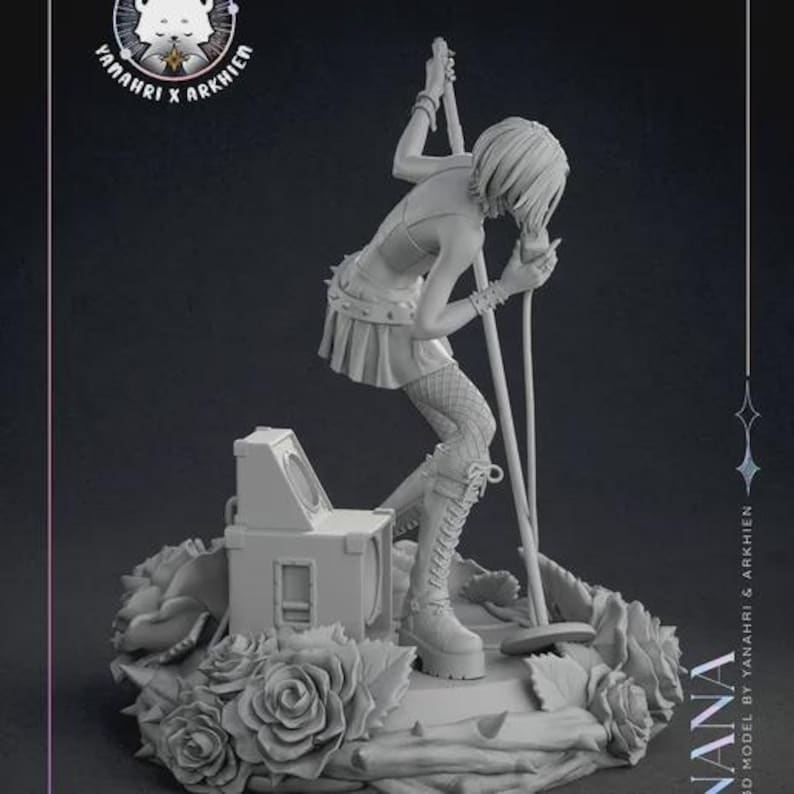 Nana Osaki — NANA | 1/8 1/6 Scale Resin Figure | Unpainted or Hand-Painted | 3D Printed Fan Art | Collector Gift bild 7