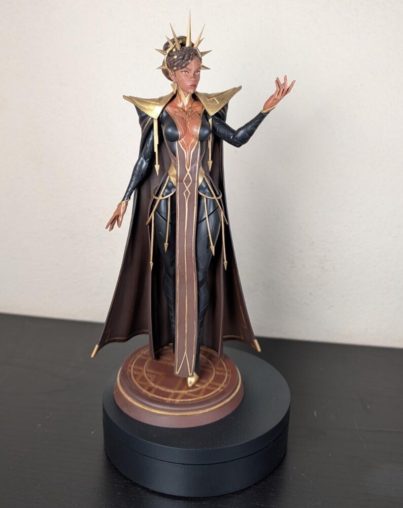 Figurine en résine de Mel Medarda – Statue de fan art des arcanes de League of Legends (échelle 1/8 1/6) | Cadeau de collection image 2