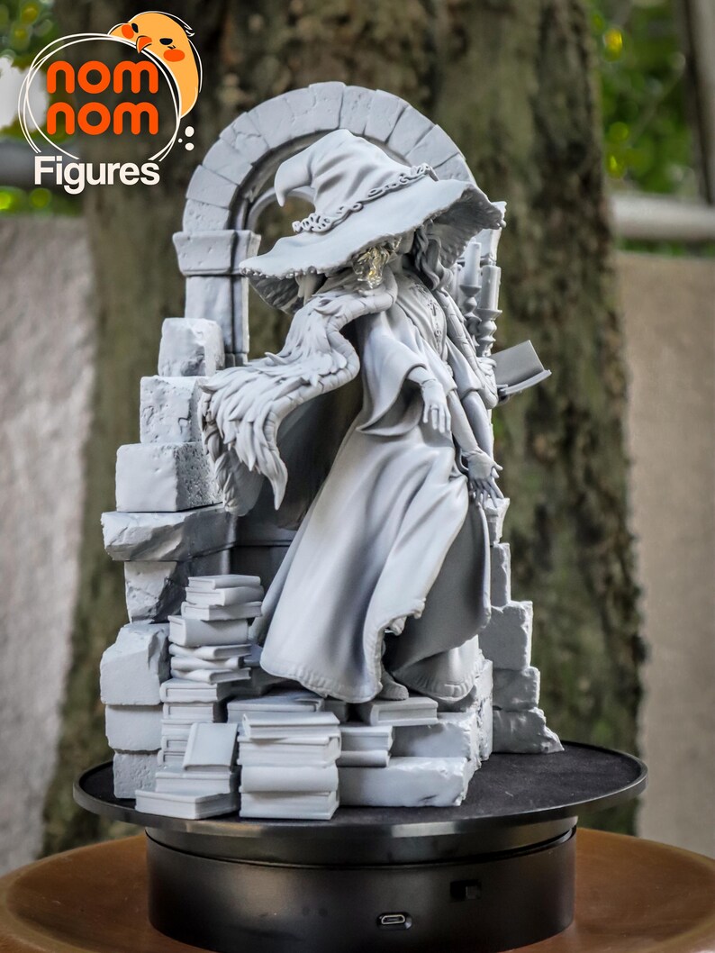 Ranni the Witch — Elden Ring | 1/8 1/6 Scale Resin Figure | Unpainted or Hand-Painted | 3D Printed Fan Art | Collector Gift imagen 5