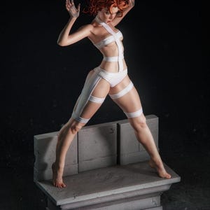 Leeloo Fifth Element Resin Figure – 1/8 1/6 Scale 3D Printed Fan Art Statue | Collector Gift image 4