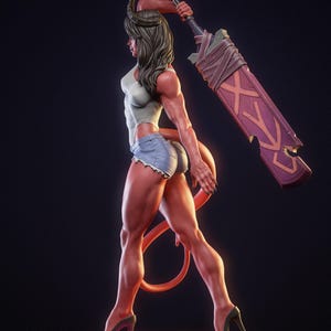 Malevola — Dispatch | 1/8 1/6 Scale Resin Figure | Unpainted or Hand-Painted | 3D Printed Fan Art | Collector Gift Bild 4