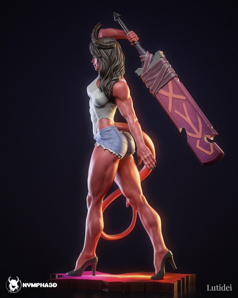 Malevola — Dispatch | 1/8 1/6 Scale Resin Figure | Unpainted or Hand-Painted | 3D Printed Fan Art | Collector Gift Bild 4