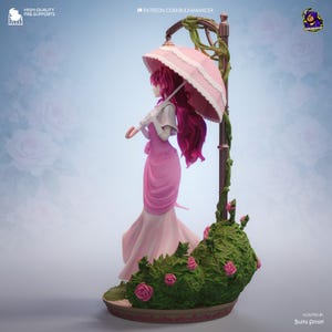 Penelope Eckhart Resin Figure – Villains Are Destined to Die Fan Art Statue (1/8 1/6 Scale) | Collector Gift image 3