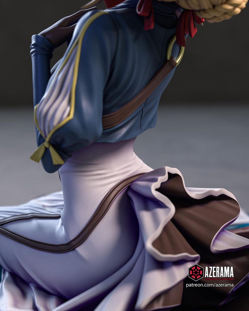 Violet Evergarden — Violet Evergarden | 1/8 1/6 Scale Resin Figure | Unpainted or Hand-Painted | 3D Printed Fan Art | Collector Gift image 6