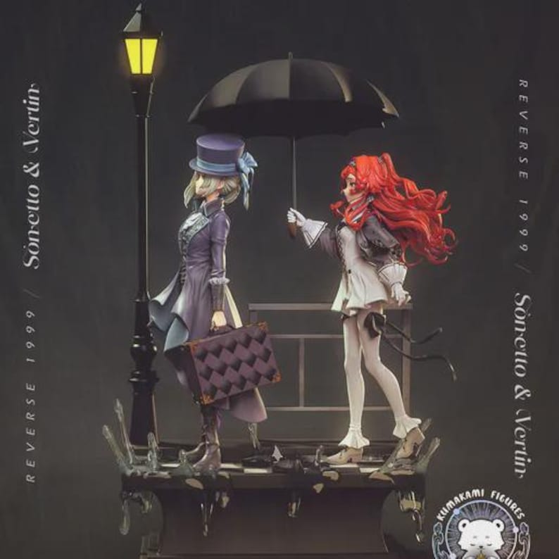 Vertin and Sonetto — Reverse: 1999 | 1/8 1/6 Scale Resin Figure | Unpainted or Hand-Painted | 3D Printed Fan Art | Collector Gift image 6