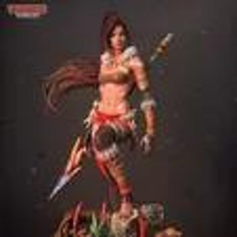 Nidalee — League of Legends | 1/8 1/6 Scale Resin Figure | Unpainted or Hand-Painted | 3D Printed Fan Art | Collector Gift 画像 6