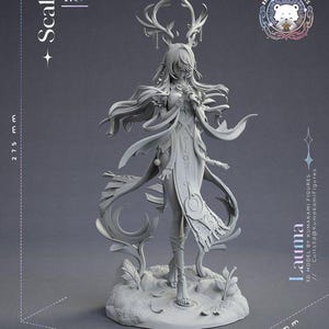 Lauma — Genshin Impact | 1/8 1/6 Scale Resin Figure | Unpainted or Hand-Painted | 3D Printed Fan Art | Collector Gift image 6
