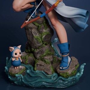 Mina Majikina Samurai Shodown Harz Figur - 1/8 1/6 3D Gedrucktes Fan Art Kit | Sammler Geschenk Bild 7