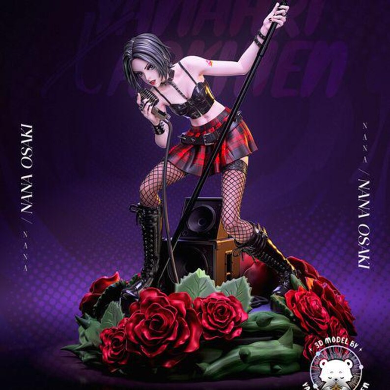 Nana Osaki — NANA | 1/8 1/6 Scale Resin Figure | Unpainted or Hand-Painted | 3D Printed Fan Art | Collector Gift bild 4