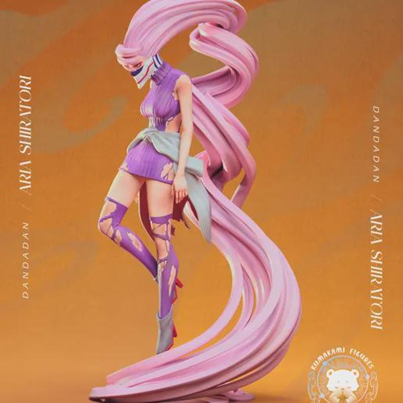 Lot Dan — Mixte (Kumakami) | Figurine en résine à l'échelle 1/8 1/6 | Non peint ou peint à la main | Fan art imprimé en 3D | Cadeau de collection image 2