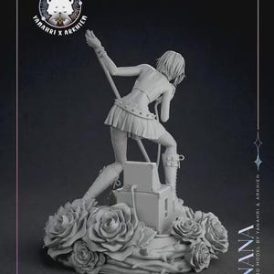 Nana Osaki — NANA | 1/8 1/6 Scale Resin Figure | Unpainted or Hand-Painted | 3D Printed Fan Art | Collector Gift bild 3