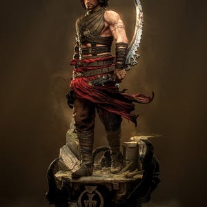 Prince of Persia Fan Art Resin Figure – 1/8 1/6 Scale Unpainted Statue | Collector Gift image 5