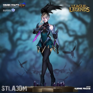 Vi — Arcane / League of Legends | 1/8 1/6 Scale Resin Figure | Unpainted or Hand-Painted | 3D Printed Fan Art | Collector Gift 画像 2