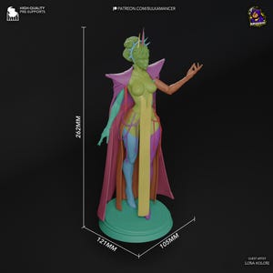 Mel — Arcane / League of Legends | 1/8 1/6 Scale Resin Figure | Unpainted or Hand-Painted | 3D Printed Fan Art | Collector Gift image 1