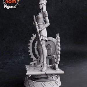 Figura de resina de Caitlyn Arcane de League of Legends – Escala 1/8 1/6 Estatua de fan art / Regalo de coleccionista imagen 2