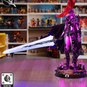 Igris Solo Leveling Resin Figure – Skala 1/8 1/6, drukowana w 3D figurka fanowska | Prezent dla kolekcjonera zdjęcie 7