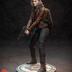 Figura de resina de Grace Ashcroft de Resident Evil – Escala 1/8 1/6 Estatua de fan art impresa en 3D / Regalo de coleccionista imagen 2