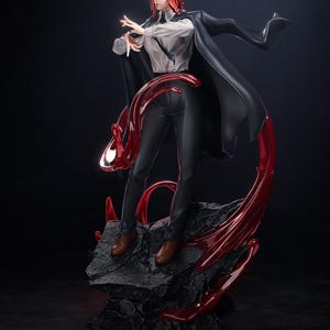 Makima Chainsaw Man Resin Figure – 1/8 1/6 Scale 3D Printed Fan Art Statue | Collector Gift image 3