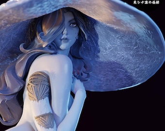 Ranni the Witch — Elden Ring | 1/8 1/6 Scale Resin Figure | Unpainted or Hand-Painted | 3D Printed Fan Art | Collector Gift
