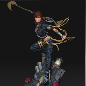 Sciel Clair Obscur Expedition 33 Resin Figure – 1/8 1/6 Scale Fan Art Statue | Collector Gift image 3