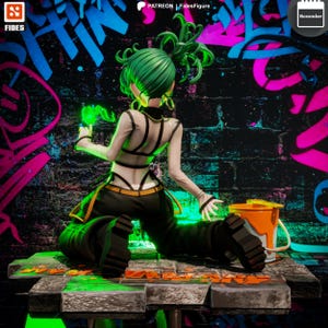 One Punch Man Tatsumaki Resin Figure – 1/8 1/6 Scale 3D Printed Fan Art | Collector Gift image 6