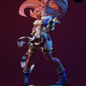 Red Monika Battle Chasers Resin Figure – 1/8 1/6 Scale Fan Art Statue | Collector Gift image 8
