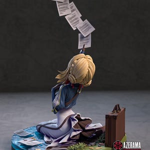 Violet Evergarden — Violet Evergarden | 1/8 1/6 Scale Resin Figure | Unpainted or Hand-Painted | 3D Printed Fan Art | Collector Gift image 5