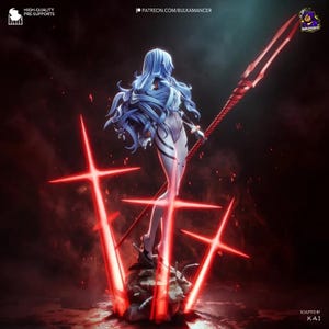 Rei Ayanami — Neon Genesis Evangelion | 1/8 1/6 Scale Resin Figure | Unpainted or Hand-Painted | 3D Printed Fan Art | Collector Gift image 6