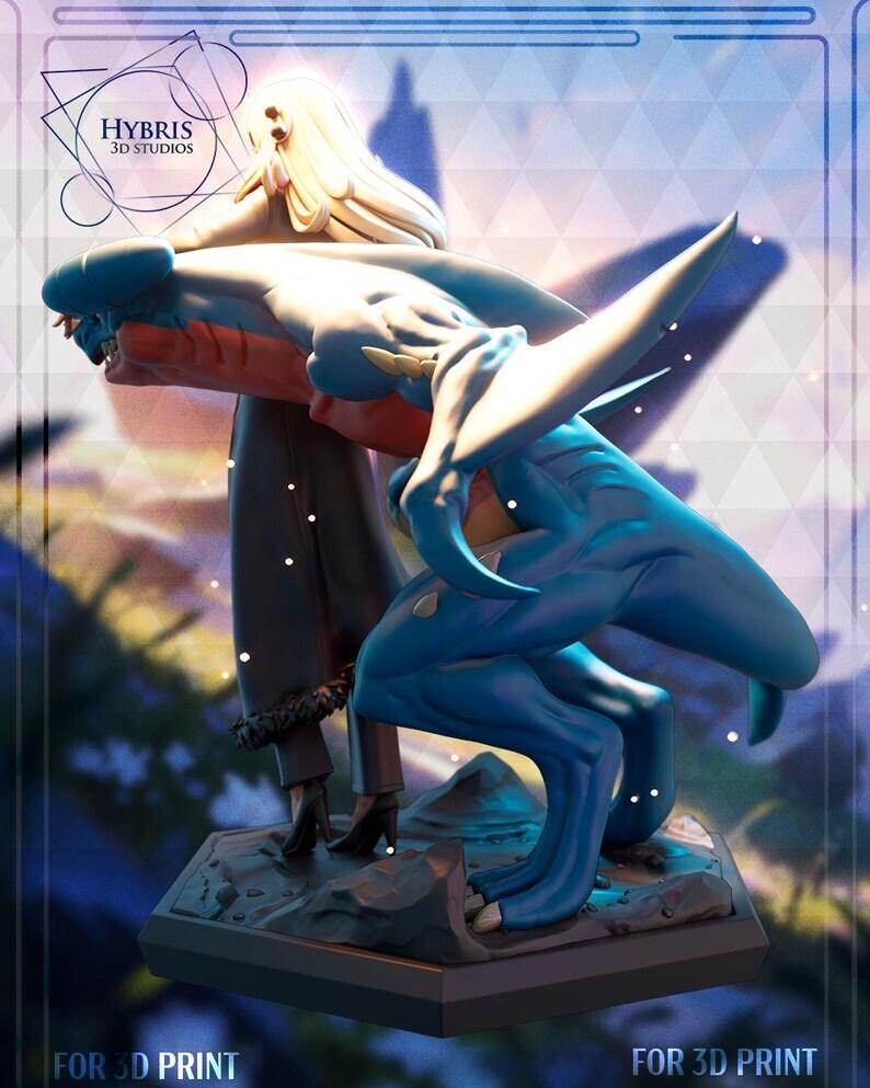 Cynthia — Pokemon | 1/8 1/6 Scale Resin Figure | 3D Printed Fan Art | Unpainted Garage Kit image 7