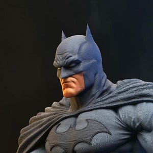 Batman — DC Comics | 1/8 1/6 Scale Resin Figure | 3D Printed Fan Art | Unpainted Garage Kit | Collector Statue | Collector Gift image 8