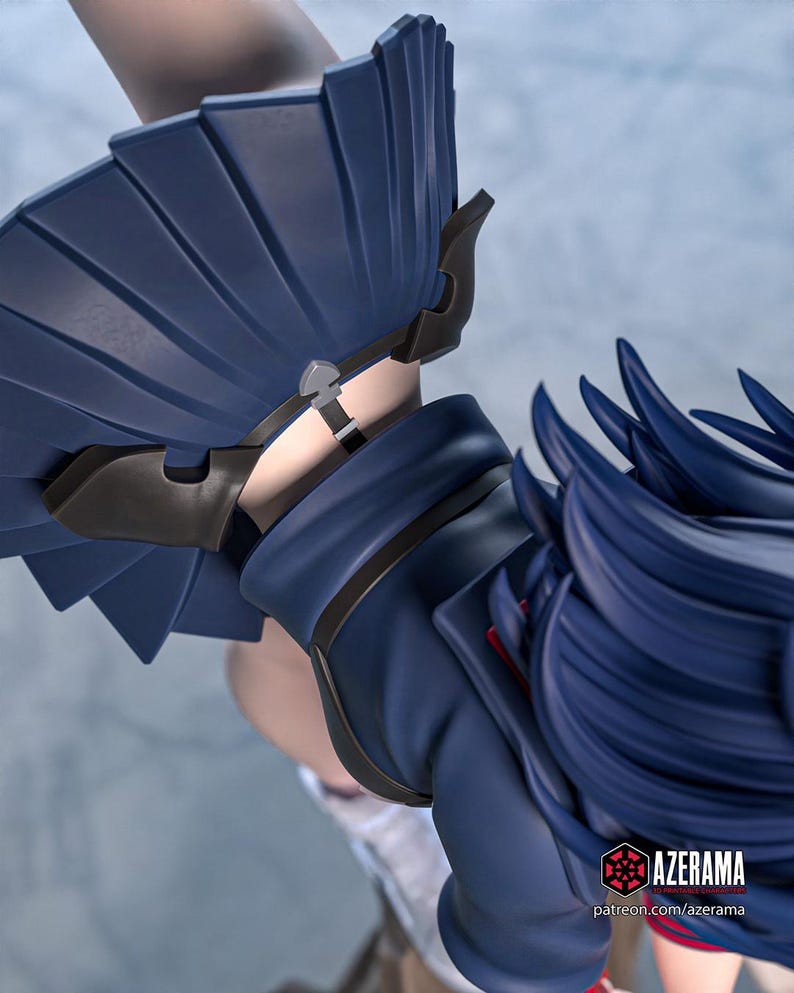 Ryuko Matoi — Kill la Kill | Figurka z żywicy w skali 1/8 1/6 | Fanowska grafika drukowana w 3D | Niepomalowany zestaw garażowy | Figurka kolekcjonerska | Prezent dla kolekcjonera zdjęcie 4