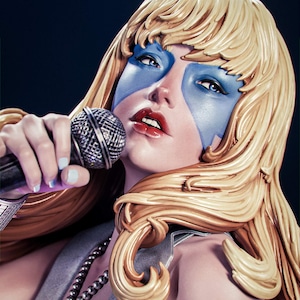 Dazzler Resin Figure – 1/8 1/6 Scale 3D Printed Fan Art Statue | Collector Gift image 4