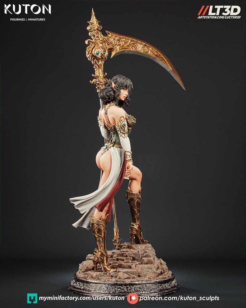 Luneth — FF III | 1/8 1/6 Scale Resin Figure | Unpainted or Hand-Painted | 3D Printed Fan Art | Collector Gift image 3