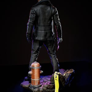 Leon S. Kennedy Resident Evil Resin Figure – 1/8 1/6 Scale 3D Printed Fan Art Statue | Collector Gift image 9