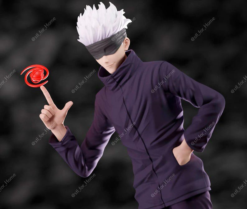 Gojo Satoru — Jujutsu Kaisen | 1/8 1/6 Scale Resin Figure | Unpainted or Hand-Painted | 3D Printed Fan Art | Collector Gift image 1