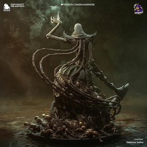 Figura de resina de Nashandra de Dark Souls (Arte de Fan) – Estatua impresa en 3D a escala 1/8 y 1/6 / Regalo de coleccionista imagen 4