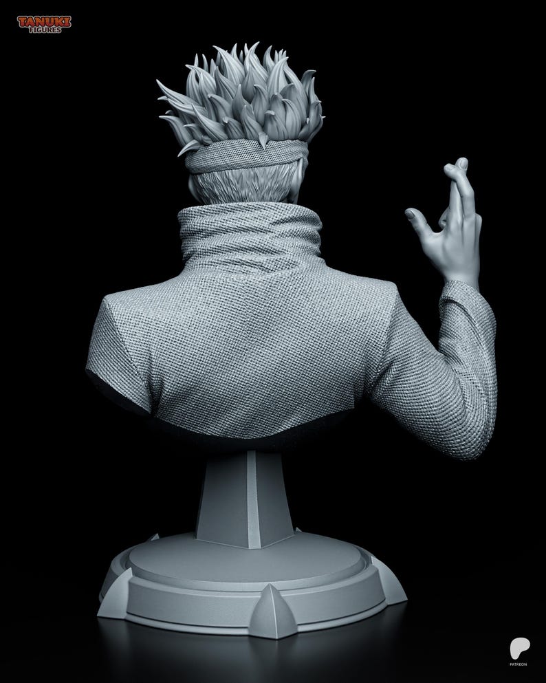 Gojo Satoru — Jujutsu Kaisen | 1/8 bis 1/6 Harz Figur | Unbemalt oder Handbemalt | 3D gedruckte Fan Art | Sammler Geschenk Bild 2