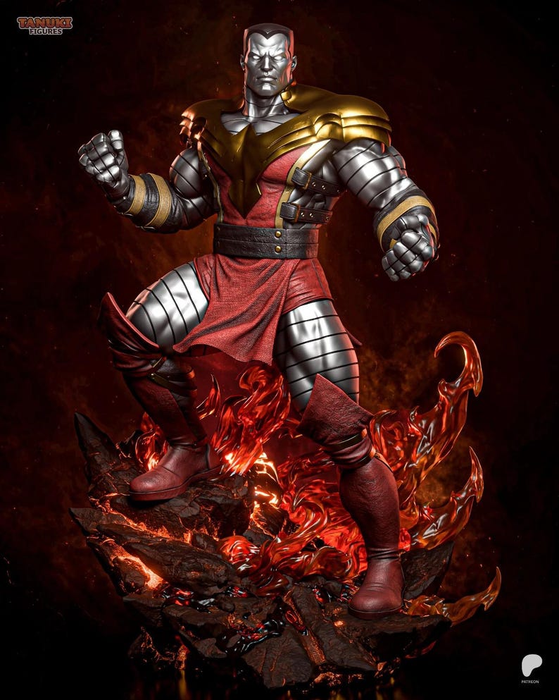 Colossus — Marvel / Figura de resina a escala 1/8 y 1/6 / Arte de fan impreso en 3D / Kit de garaje sin pintar / Estatua de coleccionista / Regalo de coleccionista imagen 3