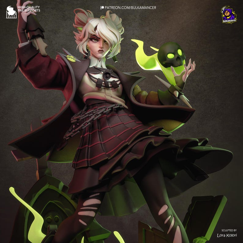Graves Ver. B — League of Legends | 1/8 1/6 Scale Resin Figure | Unpainted or Hand-Painted | 3D Printed Fan Art | Collector Gift image 10