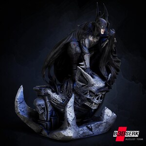 Batman — DC Comics | 1/8 1/6 Scale Resin Figure | Unpainted or Hand-Painted | 3D Printed Fan Art | Collector Gift image 3