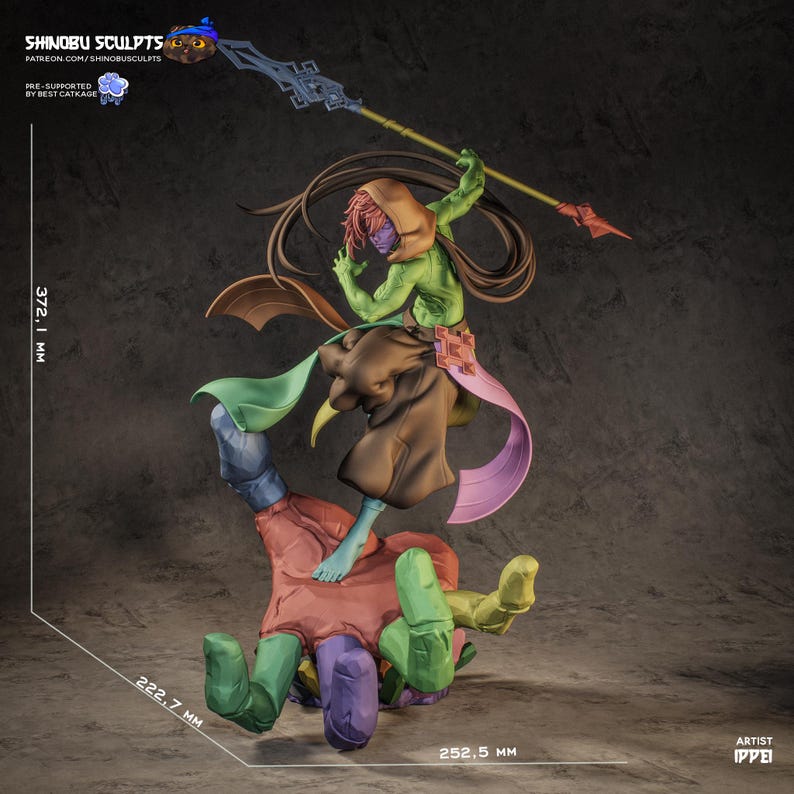 Zhongli — Genshin Impact | 1/8 1/6 Scale Resin Figure | Unpainted or Hand-Painted | 3D Printed Fan Art | Collector Gift image 7