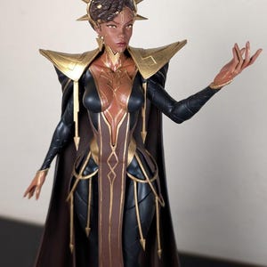 Figurine en résine de Mel Medarda – Statue de fan art des arcanes de League of Legends (échelle 1/8 1/6) | Cadeau de collection image 1
