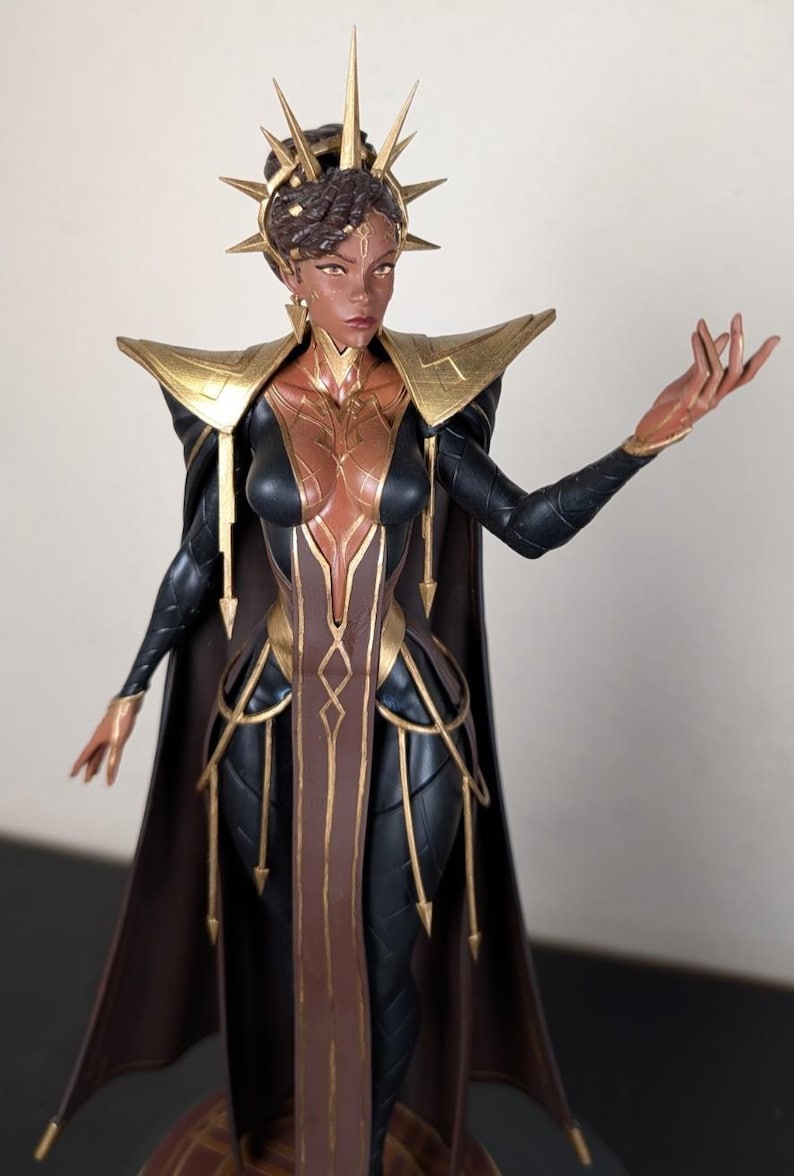 Figurine en résine de Mel Medarda – Statue de fan art des arcanes de League of Legends (échelle 1/8 1/6) | Cadeau de collection image 1