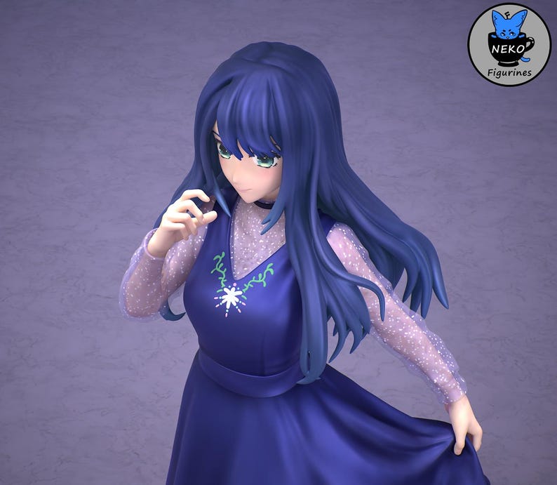 Akane Kurokawa Oshi No Ko Resin Figure – 1/8 1/6 Scale 3D Printed Fan Art Statue | Collector Gift image 5