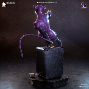 DC Comics Catwoman Resin Figure – 3D Printed Fan Art Statue (1/8, 1/6 Scale) | Collector Gift image 6