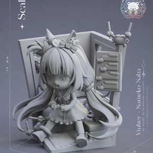 Dream Bundle — Mixed (Kumakami) | 1/8 1/6 Scale Resin Figure | Unpainted or Hand-Painted | 3D Printed Fan Art | Collector Gift image 5