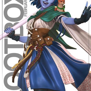 Jester Lavorre Mighty Nein Resin Figure – 1/8 1/6 Scale 3D Printed Fan Art Statue | Collector Gift image 1