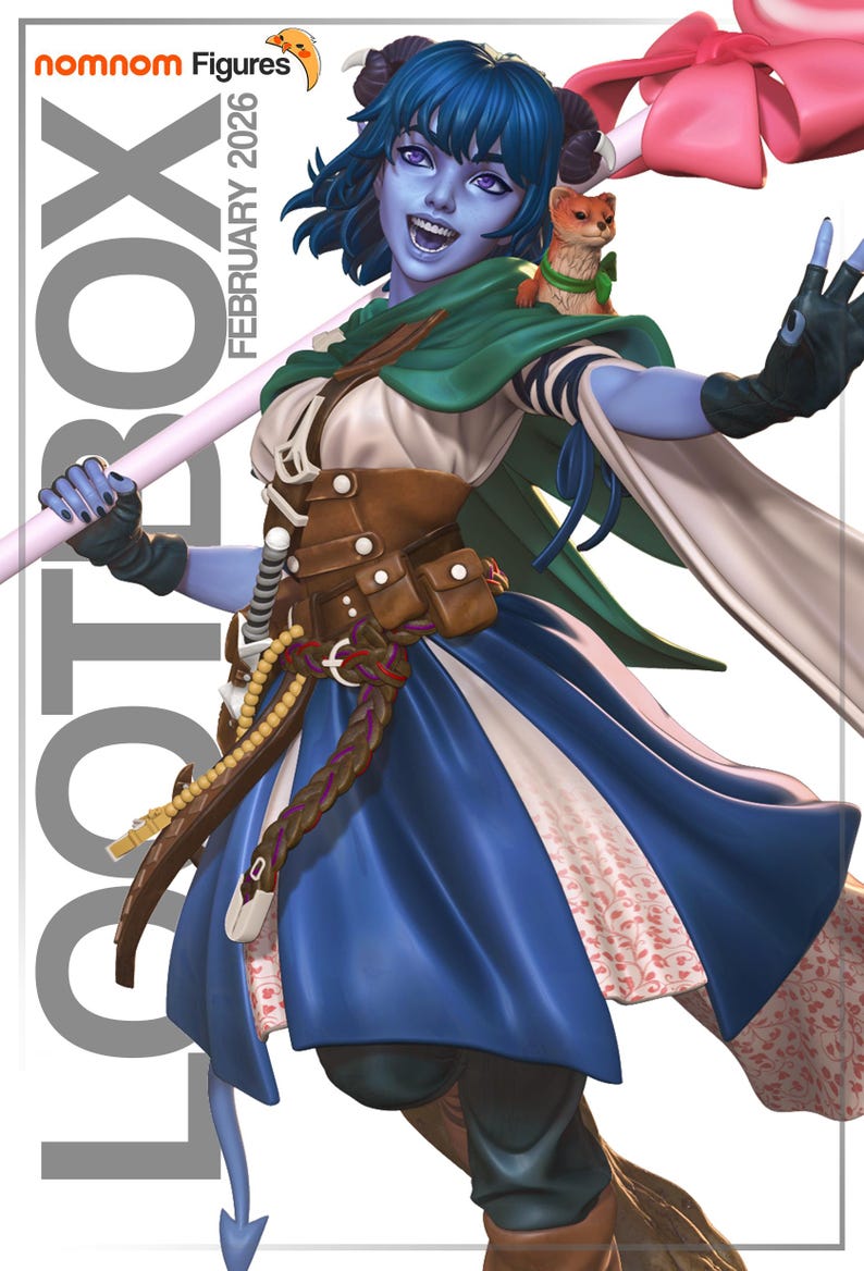 Jester Lavorre Mighty Nein Resin Figure – 1/8 1/6 Scale 3D Printed Fan Art Statue | Collector Gift image 1